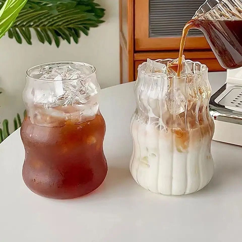 Volcano Glass Mug With Bamboo Glass And Straw, 500ml Coffee Drinking Cup, Multipurpose Iced Coffee Cute Tumbler Cup for Cocktail, Party Beverage Cup, Portable Glass Water Cup with Straw Lid, Household Borosilicate Straw Glass Volcano Glass Mug With Bamboo Glass And Straw, 500ml Coffee Drinking Cup, Multipurpose Iced Coffee Cute Tumbler Cup for Cocktail, Party Beverage Cup, Portable Glass Water Cup with Straw Lid, Household Borosilicate Straw Glass